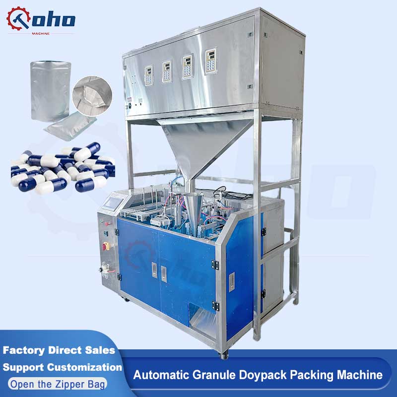 CohoMachine DZ-220KJ (Count )New Arrival Double Filling Material Counting Zipper Bag Packaging Machine