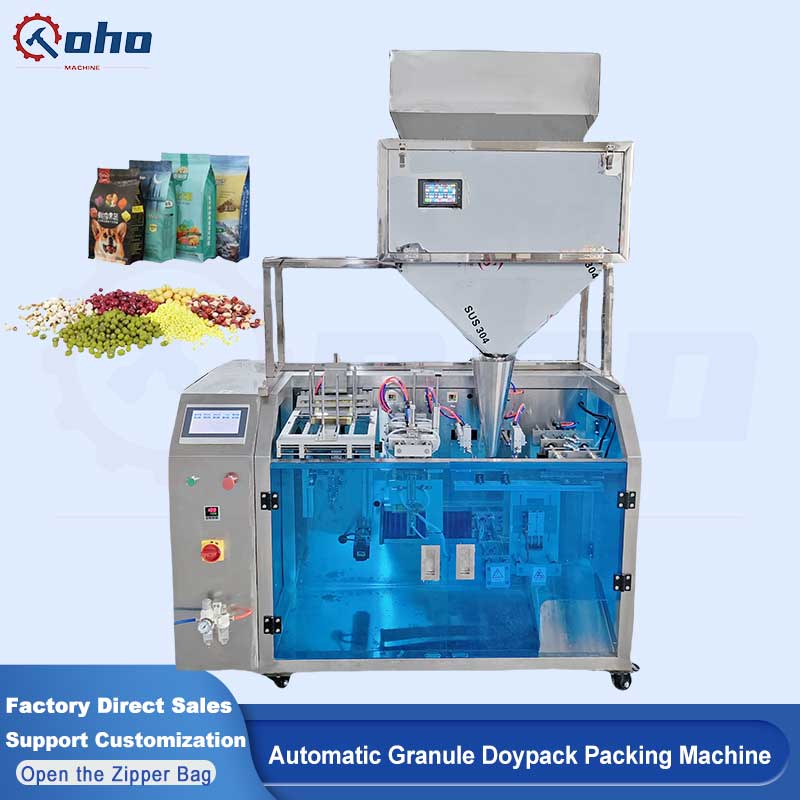 CohoMachine DZ-220KK-3T500 New Arrival Automatic Premade Pouch Zipper Bag Packing Machine